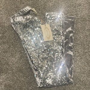Joyfolie sliver sequin legging
